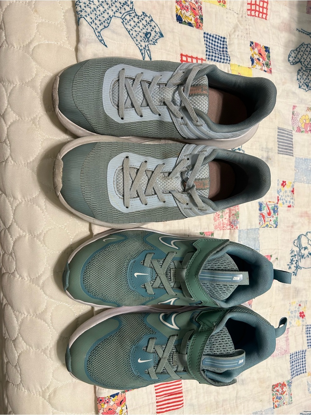 Kids Athletic Sneakers - Nike and Under Armour kids size 2 youth